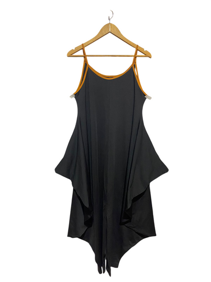 SHEIN CURVE |XL| BUST 20| B24| PREMIUM CONTRAST TRIM HANKY HEM SLIP DRESS
