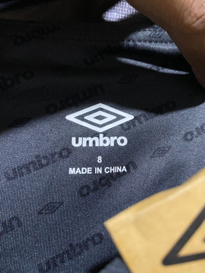 UMBRO |XS| WAIST 22| B25| WOMEN'S ACTIVE ALL-OVER LOGO PRINT HIGH-WAISTED BIKER SHORTS