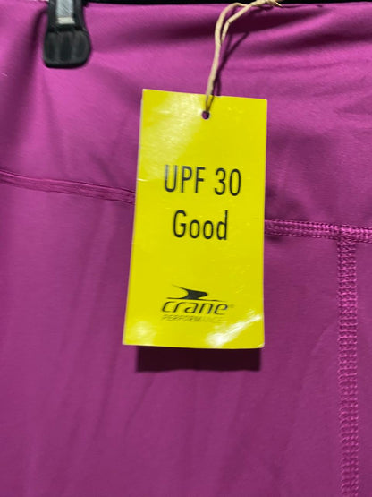 CRANE |XL| WAIST 32| B25| WOMEN'S MENTA MAGENTA UPF 30+ PERFORMANCE CROPPED LEGGINGS