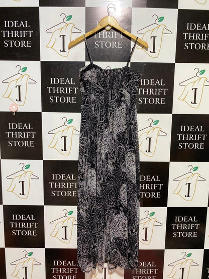 KATIES |S| BUST 16| B24| PREMIUM VINTAGE BOHO PRINT MAXI DRESS