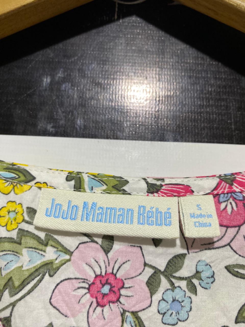 JOJO MAMAN BEBE |M| BUST 18| B24| VIBRANT FLORAL TIERED BOHEMIAN MAXI DRESS