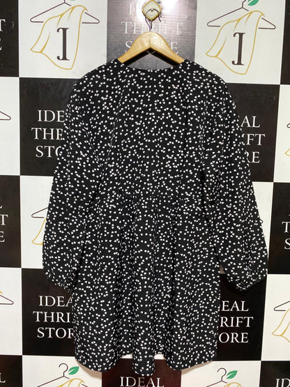 BRAVE SOUL |M| BUST 21| B24| PREMIUM BRAVE SOUL LONDON HEART PRINT SMOCK DRESS