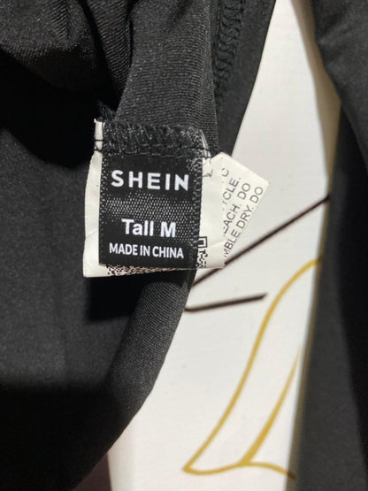 SHEIN |M| BUST 16| B24| PREMIUM ESSENTIAL BLACK LONG SLEEVE SCOOP NECK TOP