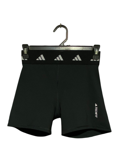 ADIDAS |S| WAIST 24| B25| WOMEN'S TECHFIT COMPRESSION SHORTS – STEALTH BLACK