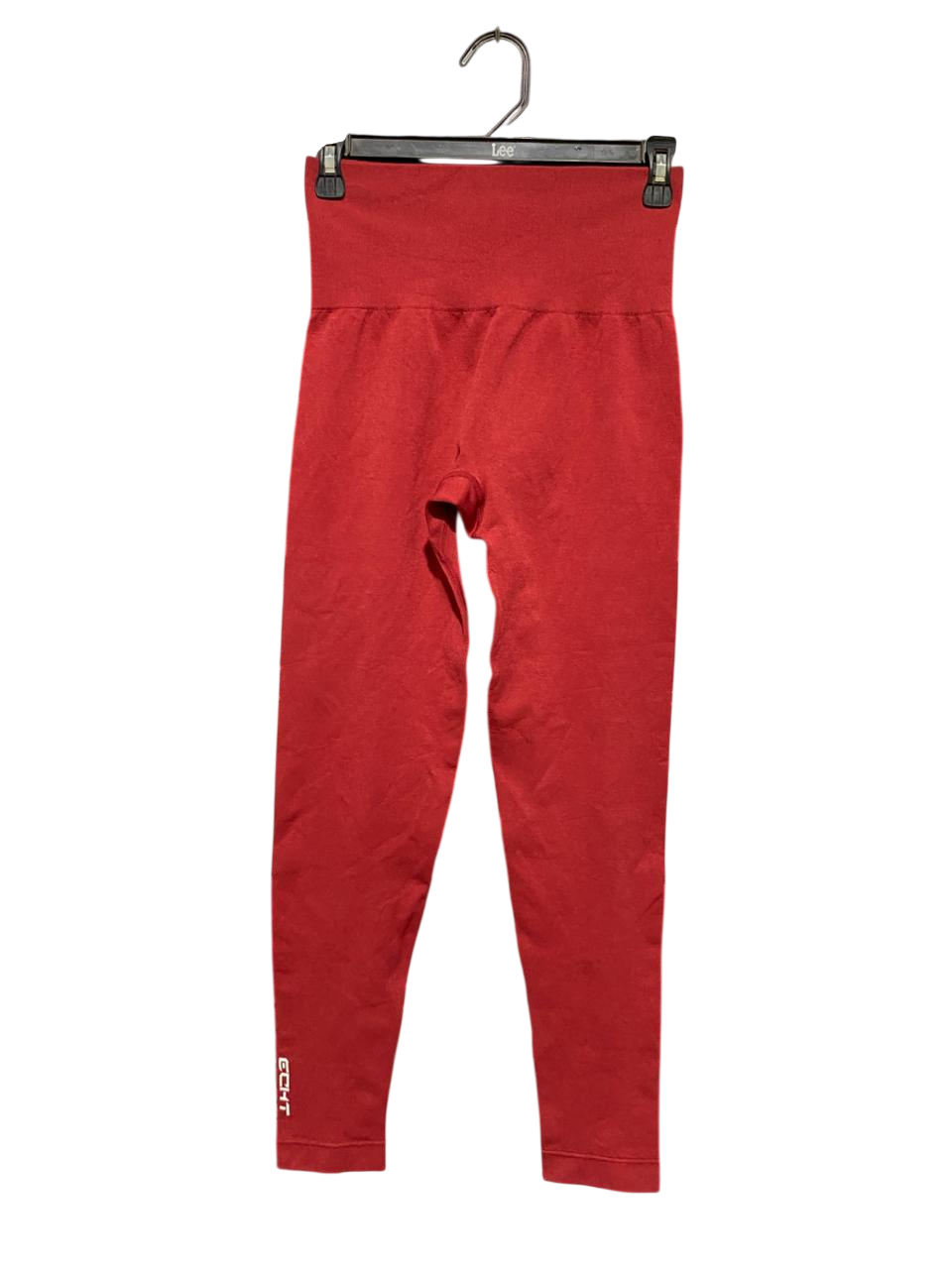 ECHT |XS| WAIST 24| B25| WOMEN'S SEAMLESS HIGH-WAISTED LEGGINGS – CHERRY RED