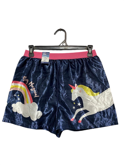 ANKO |S| BUST 26| B25| GIRLS' SATIN BOXER SHORTS – UNICORN & RAINBOW THEME