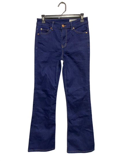 THE EVA |M| WAIST 28| B25| PREMIUM DARK WASH BOOTCUT DENIM JEANS - INDIGO BLUE