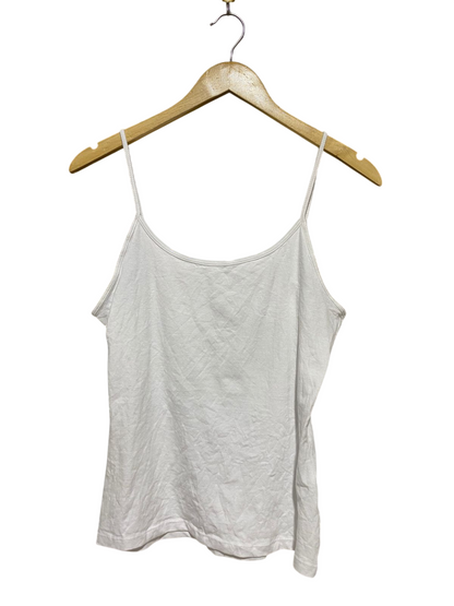 PRIMARK CARES |M| BUST 16| C1| PREMIUM COTTON SPAGHETTI STRAP CAMISOLE – ESSENTIAL WHITE