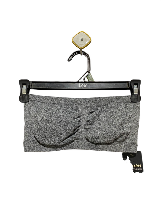 BLUENOTES |XS| BUST 11| C1| PREMIUM SEAMLESS BANDEAU BRA – HEATHER GREY