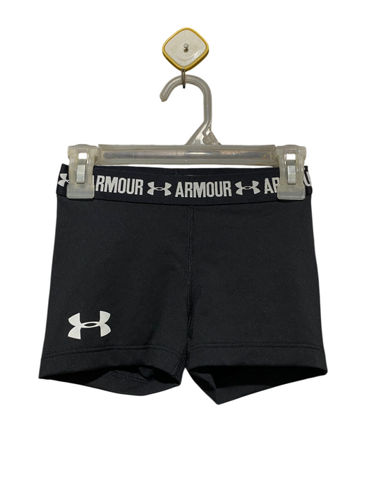 UNDER ARMOUR |XXS| WAIST 20| C1| WOMEN'S HEATGEAR COMPRESSION SHORTS – CLASSIC BLACK