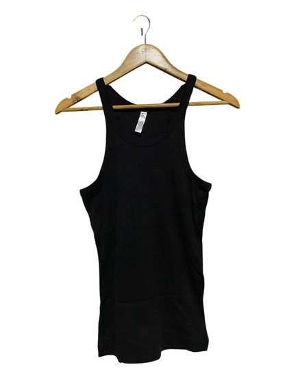 ANKO |S| BUST 14| C1| PREMIUM COTTON RIBBED TANK TOP – CLASSIC BLACK