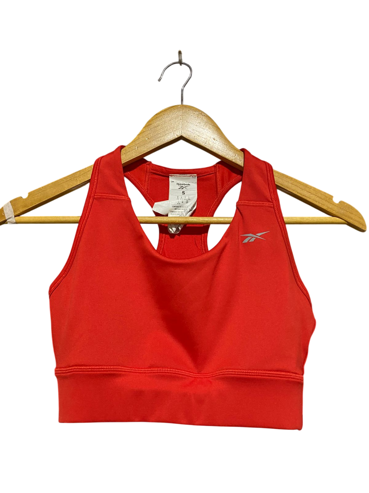 REEBOK |S| BUST 13| B26| WOMEN’S LUX RACERBACK SPORTS BRA – VIBRANT RED