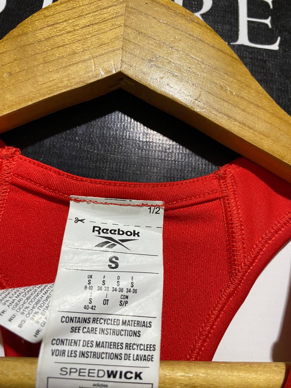 REEBOK |S| BUST 13| B26| WOMEN’S LUX RACERBACK SPORTS BRA – VIBRANT RED