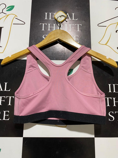 NIKE |XL| BUST 14| C1| WOMEN'S DRI-FIT SWOOSH MEDIUM-SUPPORT SPORTS BRA – DUSTY PINK