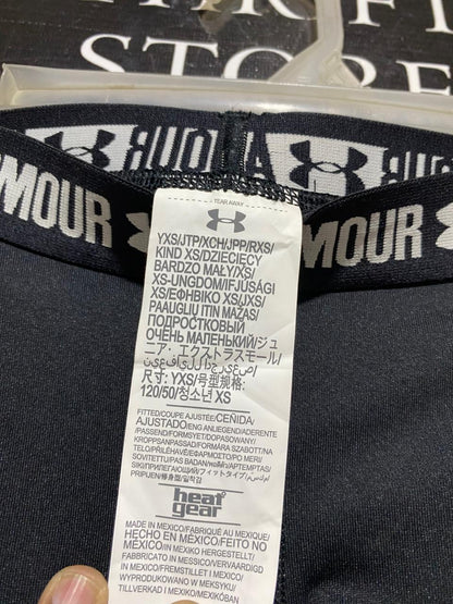 UNDER ARMOUR |XXS| WAIST 20| C1| WOMEN'S HEATGEAR COMPRESSION SHORTS – CLASSIC BLACK