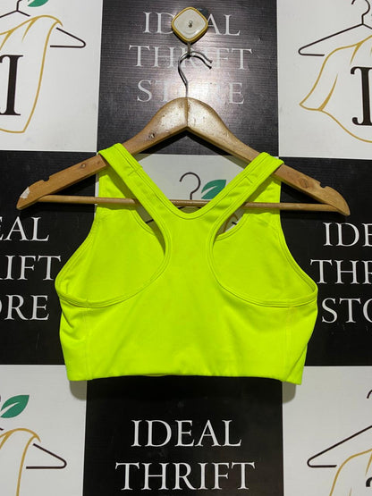 NIKE |M| BUST 14| C1| DRI-FIT NEON LIME SPORTS BRA