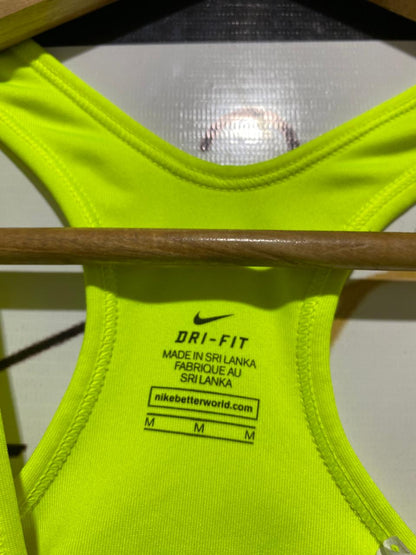 NIKE |M| BUST 14| C1| DRI-FIT NEON LIME SPORTS BRA