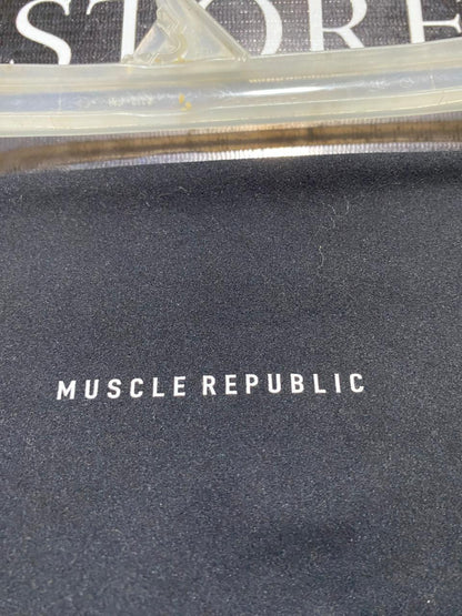 MUSCLE REPUBLIC |XXS| WAIST 18| B25| LUXE HIGH-WAISTED BIKER SHORTS - BLACK