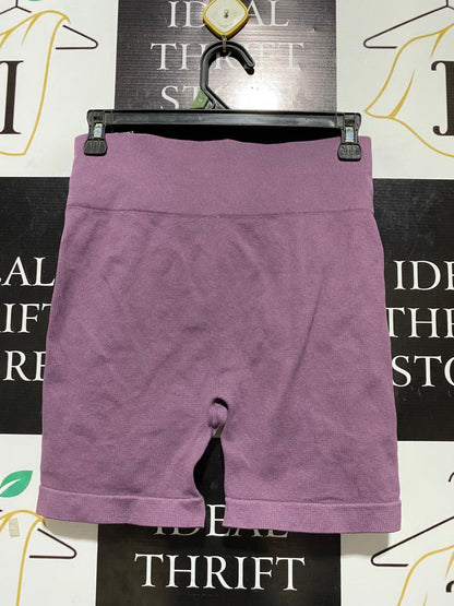 CIRCUIT |S| WAIST 26| B25| WOMEN'S SEAMLESS HIGH-WAISTED BIKER SHORTS – DUSTY PLUM