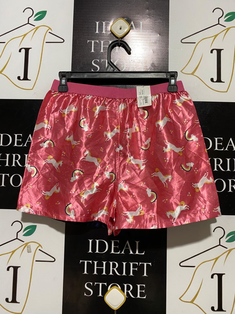 ANKO |S| BUST 26| B25| GIRLS' SATIN BOXER SHORTS – UNICORN & RAINBOW THEME