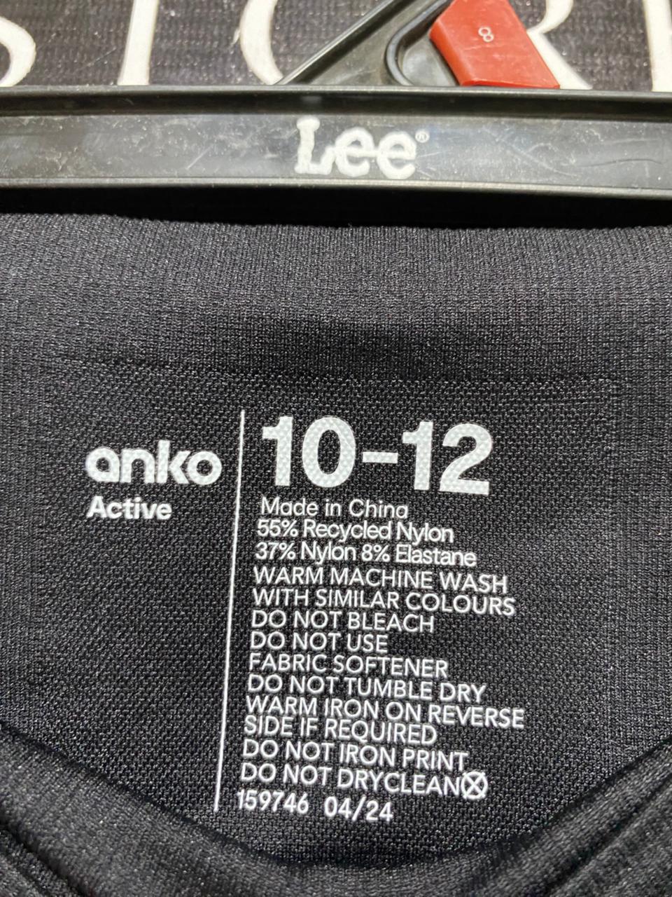 ANKO ACTIVE |S| WAIST 26| B25| WOMEN'S HIGH-WAISTED SEAMLESS LEGGINGS – CORE BLACK