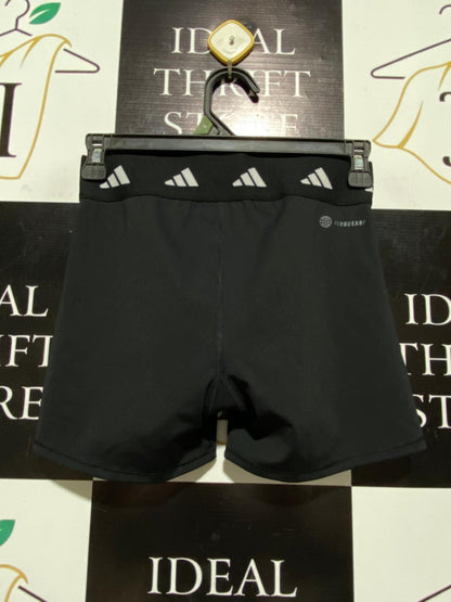 ADIDAS |S| WAIST 24| B25| WOMEN'S TECHFIT COMPRESSION SHORTS – STEALTH BLACK