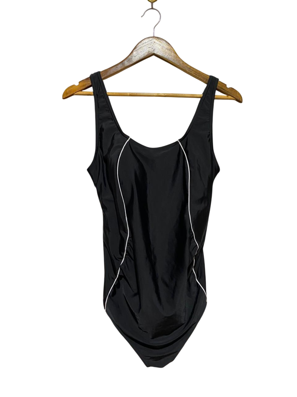 GEORGE |M| BUST 15| B26| PREMIUM CLASSIC BLACK ONE-PIECE SWIMSUIT