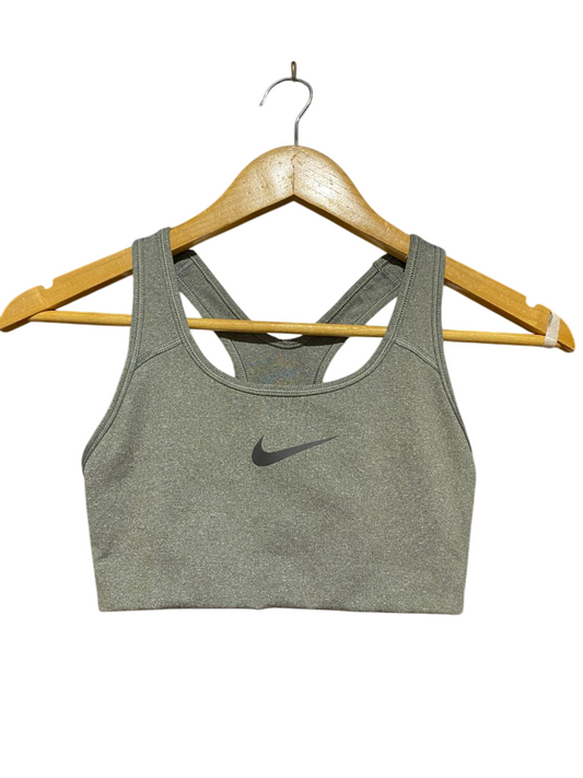 NIKE |XS| BUST 12| B26| WOMEN’S SWOOSH HEATHERED GREY SPORTS BRA