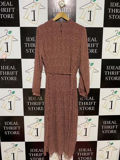 ANKO |L| BUST 19| B26|  VINTAGE-INSPIRED DITSY FLORAL MIDI DRESS