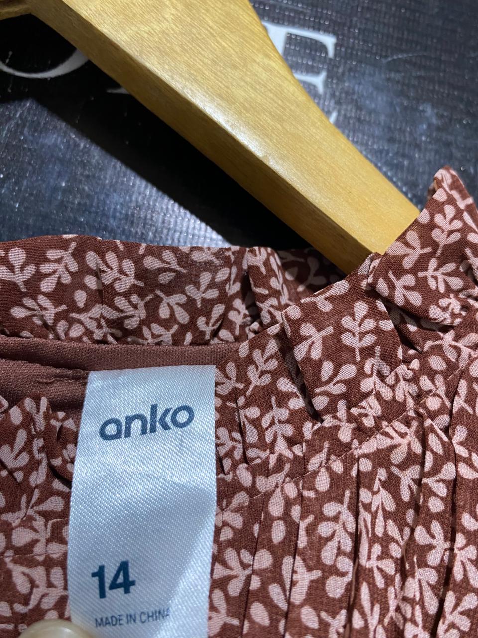 ANKO |L| BUST 19| B26|  VINTAGE-INSPIRED DITSY FLORAL MIDI DRESS