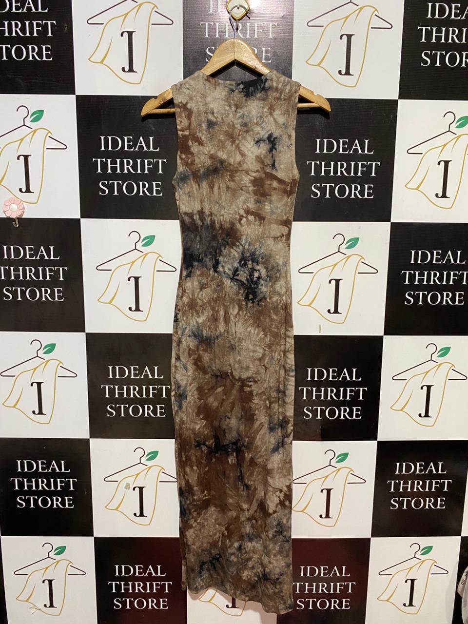 DAZIE |S| BUST 13| B26| BASIC TIE-DYE SLEEVELESS MAXI DRESS