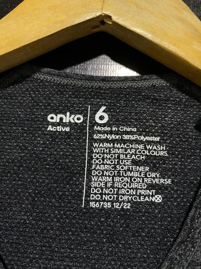 ANKO |S| BUST 14| B26| GREY MARL LONG SLEEVE PERFORMANCE TOP