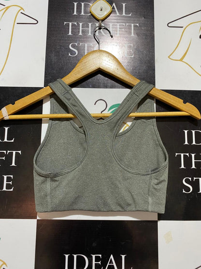 NIKE |XS| BUST 12| B26| WOMEN’S SWOOSH HEATHERED GREY SPORTS BRA