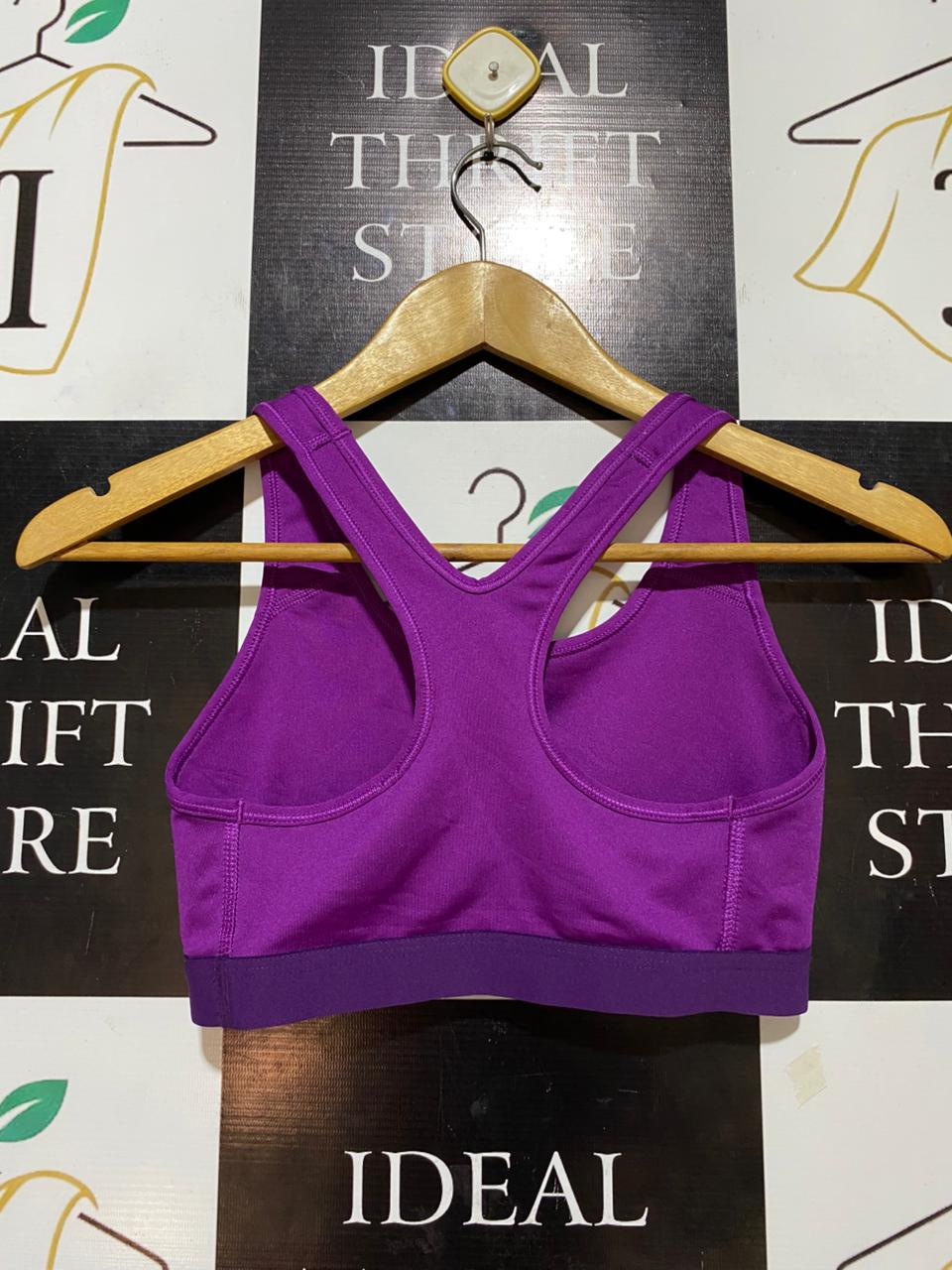 NIKE |XS| BUST 13| B26| WOMEN’S SWOOSH PURPLE MAGENTA SPORTS BRA