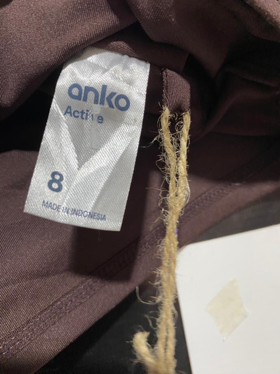 ANKO |XS| BUST 13| B26| PREMIUM DEEP CHOCOLATE BROWN PERFORMANCE SPORTS BRA