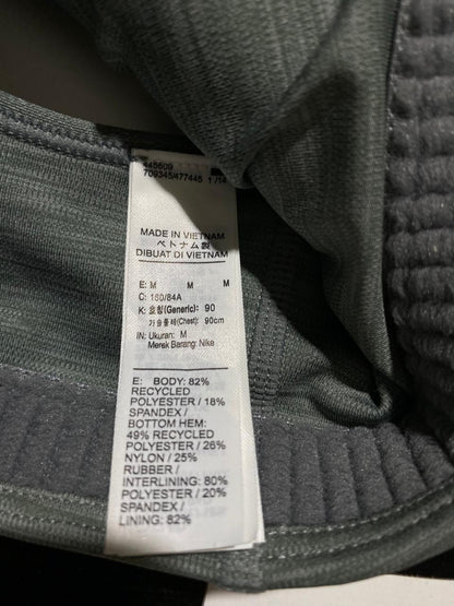 NIKE |M| BUST 13| B26| SAGE GREEN HEATHERED PERFORMANCE RACERBACK SPORTS BRA