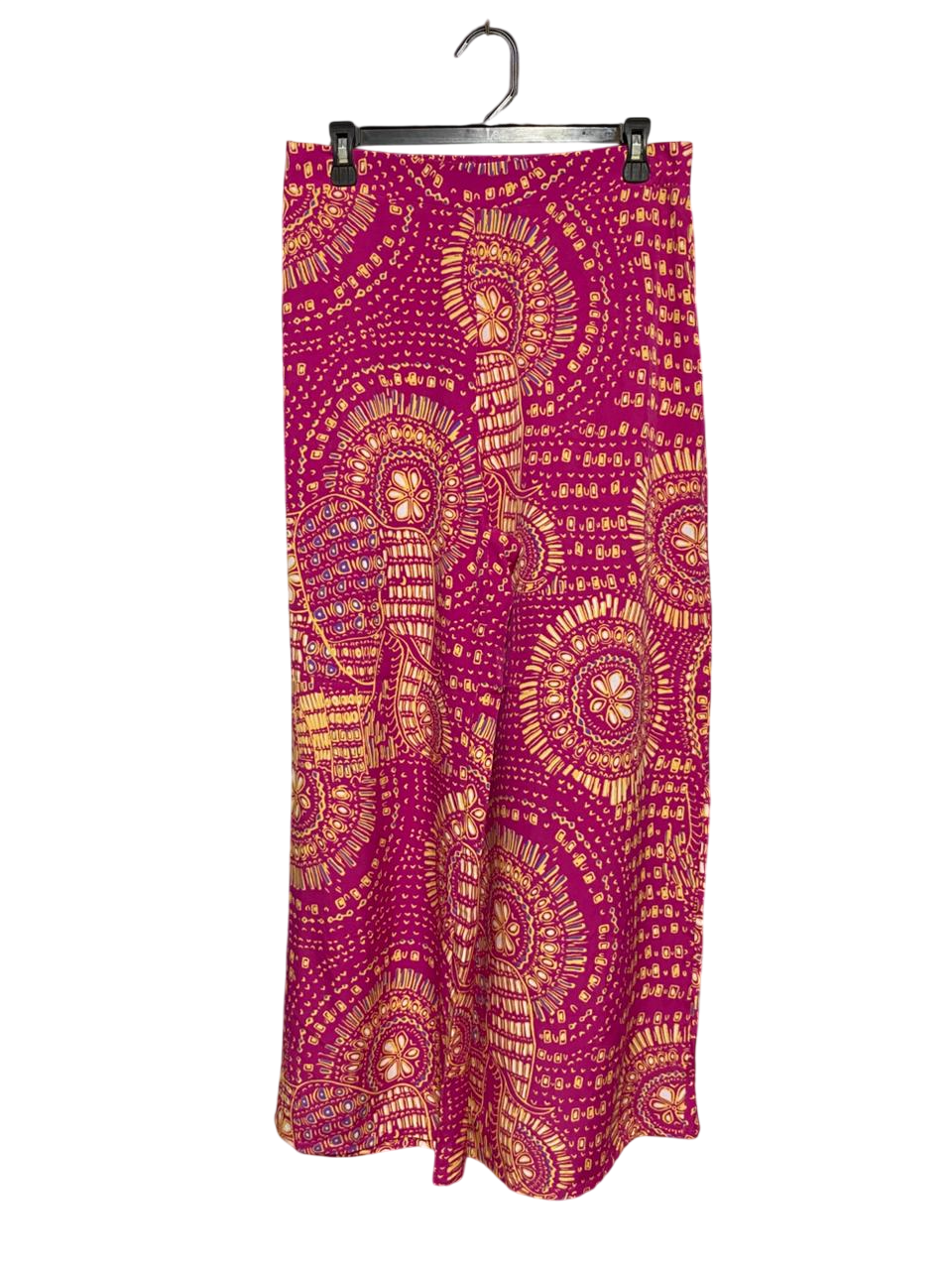 SHEIN |L| WAIST 30| B26| BOHO TROPICAL MANDALA PRINT WIDE-LEG TROUSERS