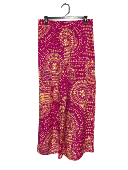 SHEIN |L| WAIST 30| B26| BOHO TROPICAL MANDALA PRINT WIDE-LEG TROUSERS
