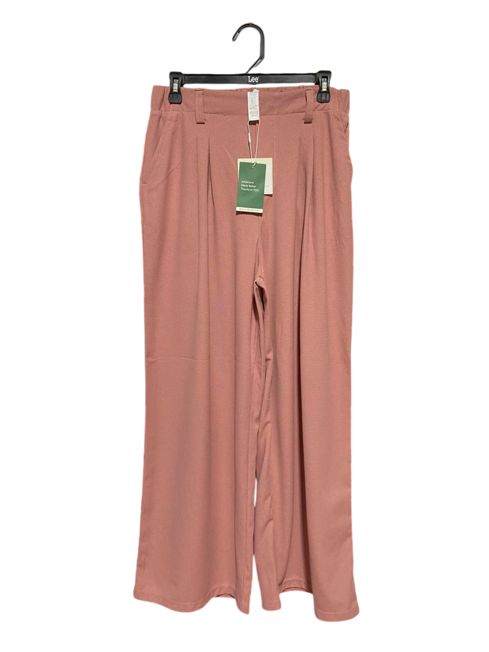 HALARA |M| WAIST 28| B26| PREMIUM HIGH-WAISTED WIDE-LEG PLEATED TROUSERS