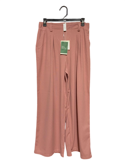 HALARA |M| WAIST 28| B26| PREMIUM HIGH-WAISTED WIDE-LEG PLEATED TROUSERS