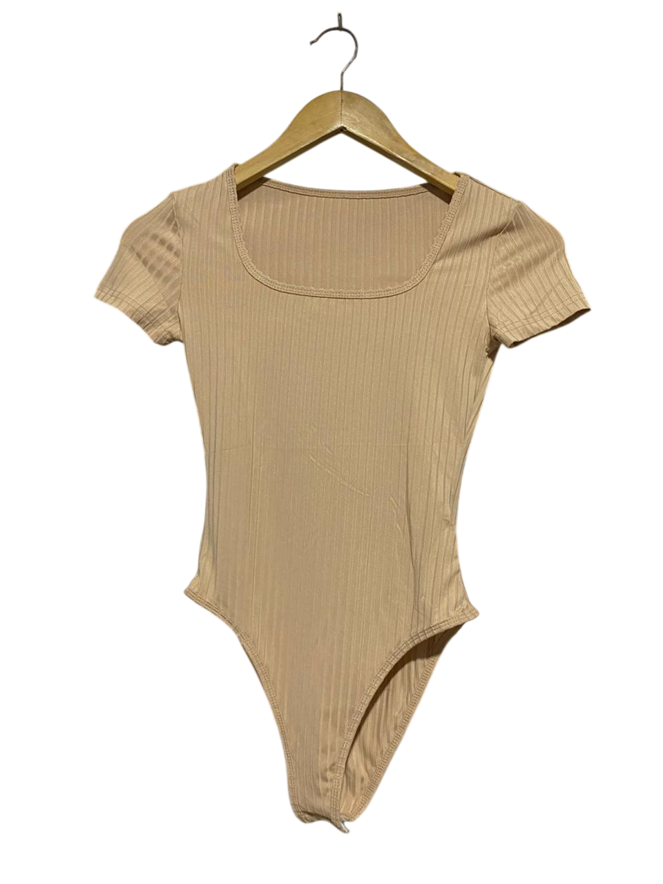 SHEIN |XS| BUST 13| B26| RIBBED SHORT SLEEVE SCOOP NECK BODYSUIT