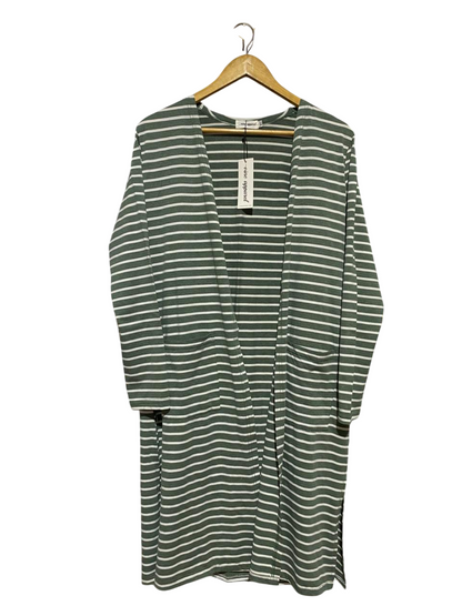 VINE APPAREL |M/L| BUST 20| B26| STRIPED LONGINE CARDIGAN