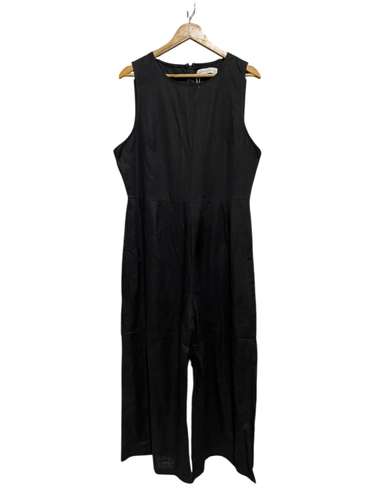 PETOL PUP |M| BUST 20| B27| HERITAGE BLACK SLEEVELESS CULOTTE JUMPSUIT