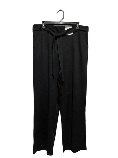 ANKO |XXL| WAIST 37| B27| HIGH-WAISTED TIE-BELT WIDE-LEG TROUSERS