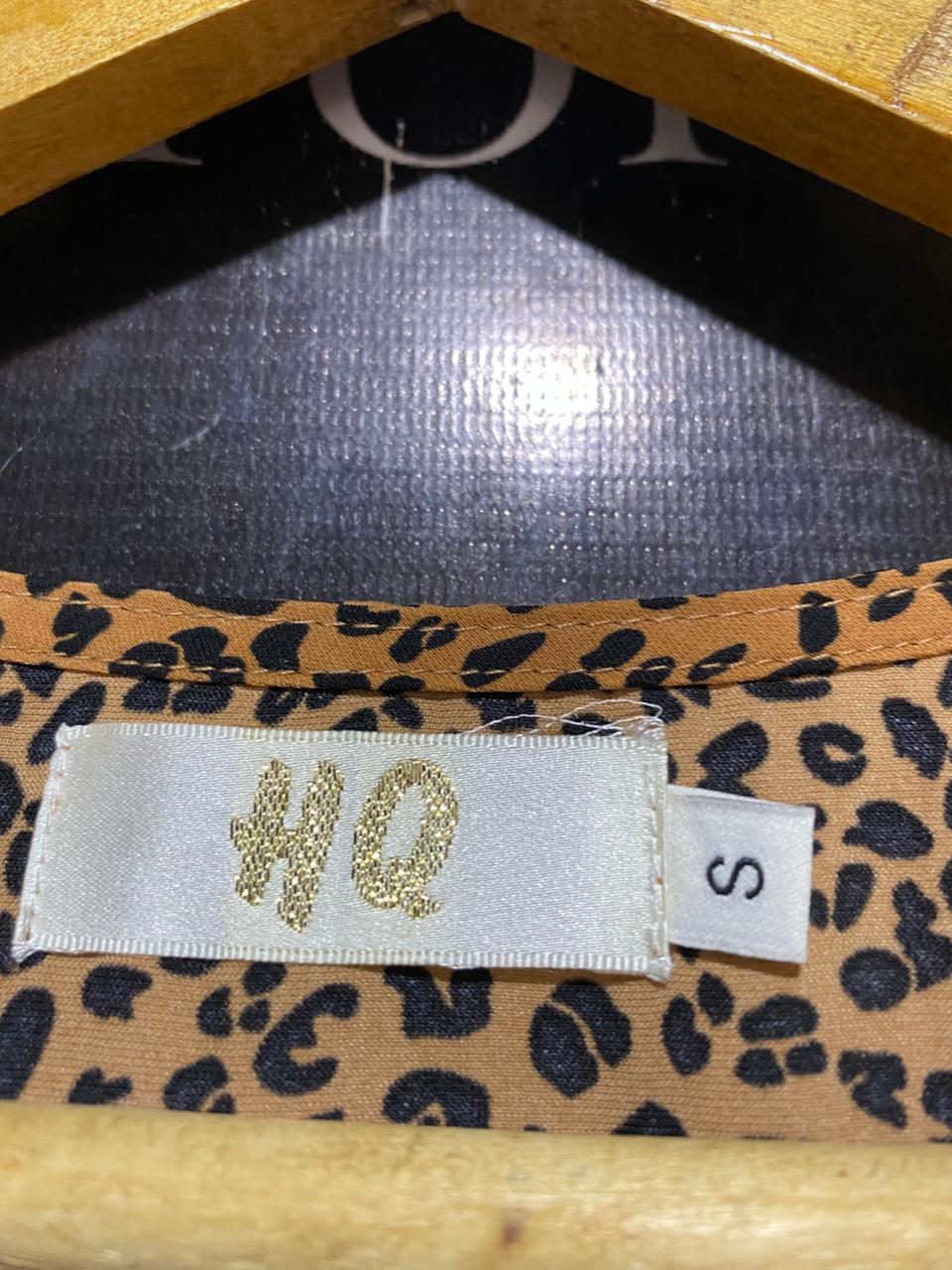 HQ |S| BUST 17| B27|  LEOPARD PRINT TIERED MIDI MAXI DRESS