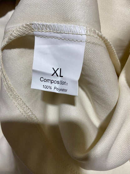 |XL| BUST 22| B26| CLASSIC OFF-WHITE SHAWL LAPEL BLAZER