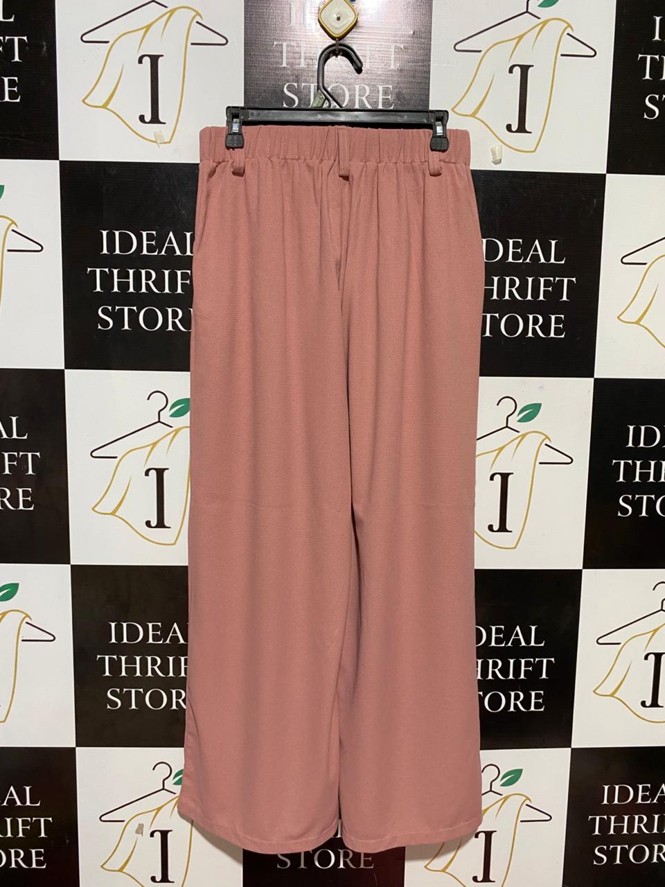 HALARA |M| WAIST 28| B26| PREMIUM HIGH-WAISTED WIDE-LEG PLEATED TROUSERS