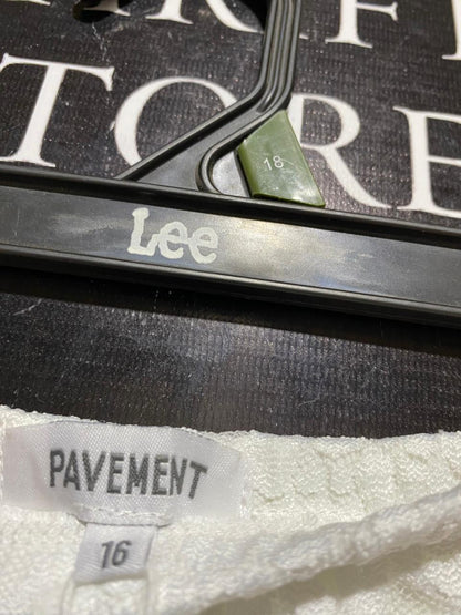 PAVEMENT |L| WAIST 30| B26| FLORAL LACE ASYMMETRIC SKIRT