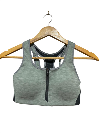 NIKE |S| BUST 12| B27| DRI-FIT FRONT-ZIP ACTIVE SPORTS BRA