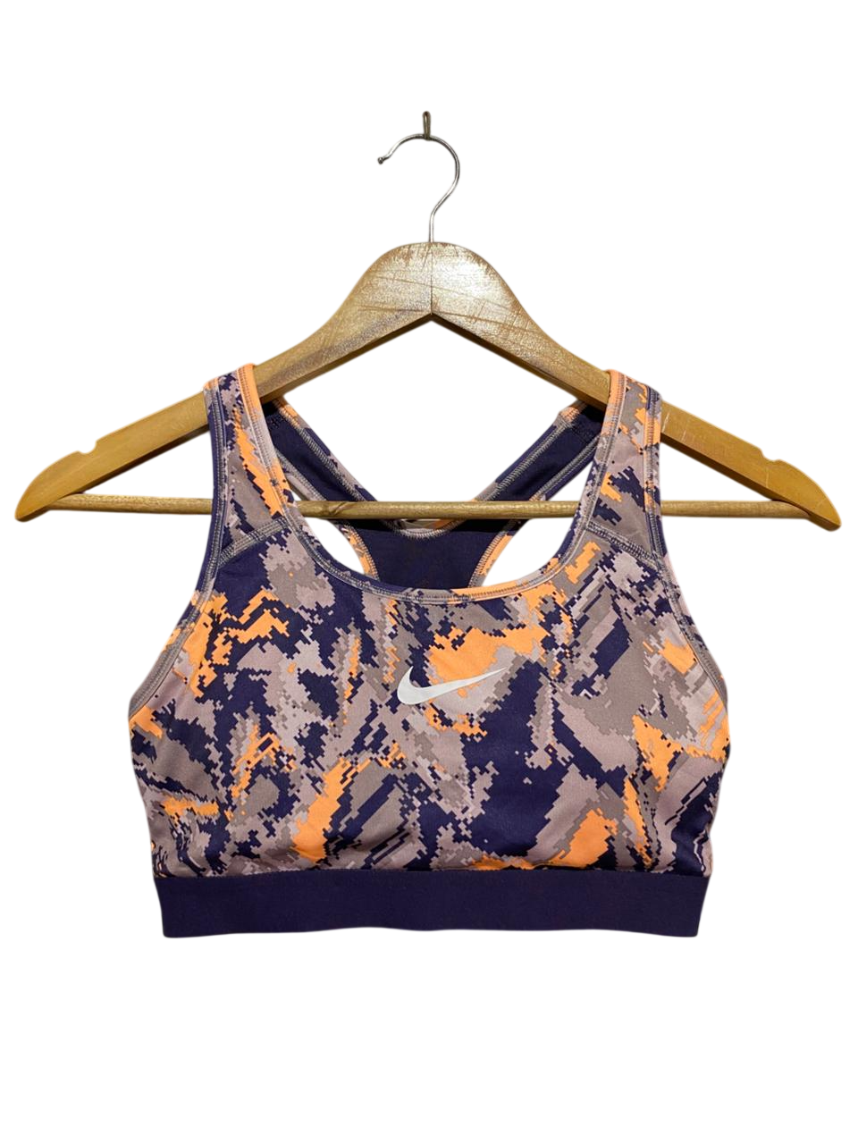 NIKE |XS| BUST 13| B27| DRI-FIT CAMO PRINT SPORTS BRA
